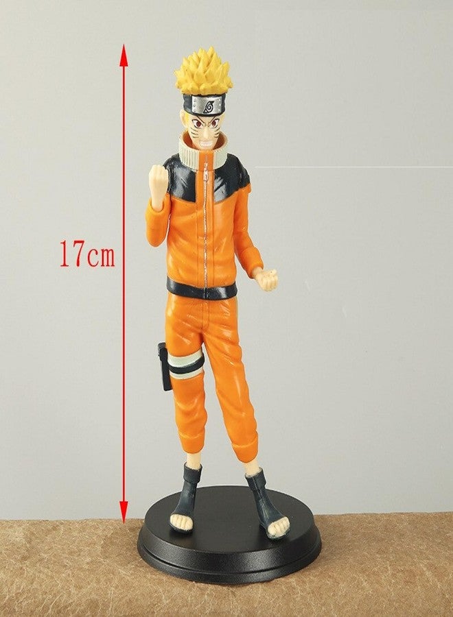 AUGEN Naruto 2 B Action Figure Limited Edition for Car Dashboard, Decoration, Cake, Office Desk & Study Table (17cm)(Pack of 2) - Image 5